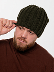 Шапка на флисе с шерстью мериноса