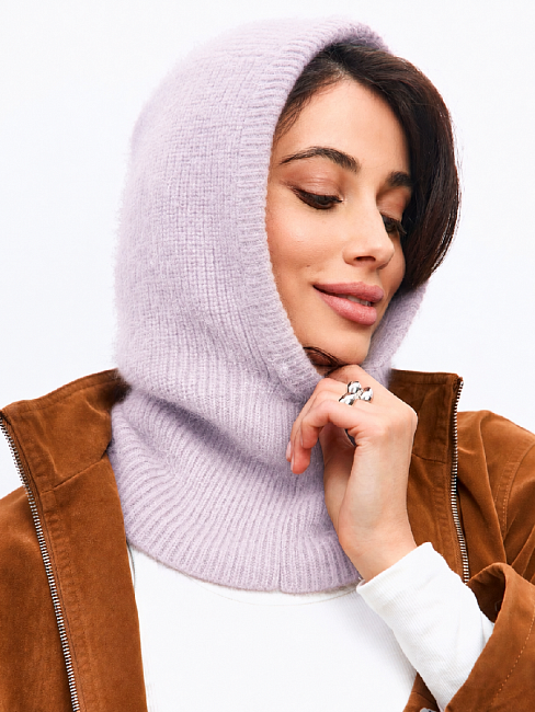 Капор одинарный 30% пух енота PR 25053