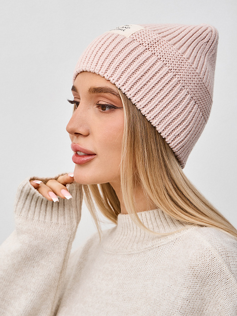 Шапка на велюре с кашемиром  ESW 25149/1