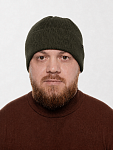 Шапка на флисе с хлопком