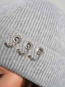 Шапка одинарная с кашемиром