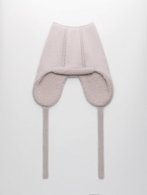 Ушанка двойная с шерстью мериноса PR 25033