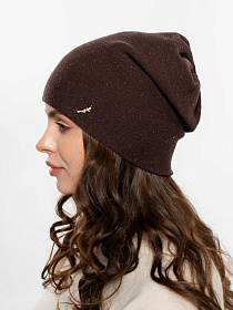 Шапка двойная с кашемиром