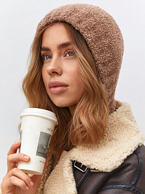 Чепчик одинарный с шерстью мериноса