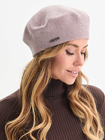 Берет двойной с велюром