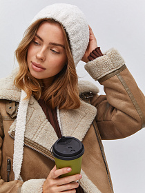 Чепчик одинарный с шерстью мериноса