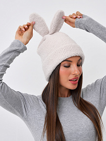 Шапка одинарная с шерстью мериноса