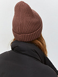 Шапка с кашемиром на велюре