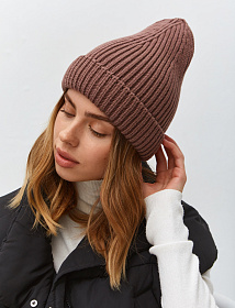 Шапка с кашемиром на велюре ESW 25148/1