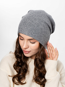 Шапка двойная с кашемиром