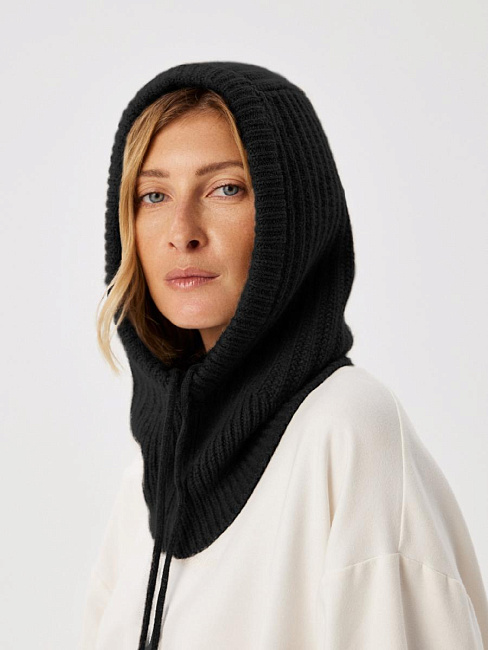 Капюшон одинарный 30% пух енота PR 24018