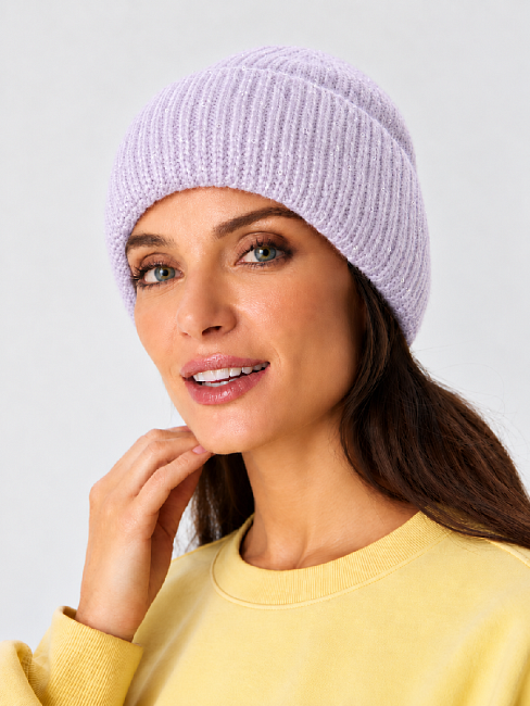 Шапка на флисе 40% ангора ESW 24160