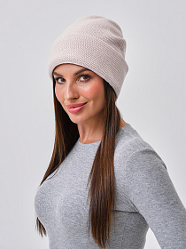 Шапка двойная с кашемиром