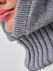 Капюшон на флисе с кашемиром