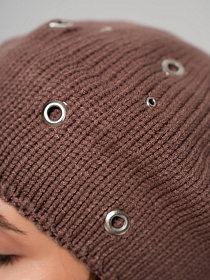 Берет двойной с кашемиром