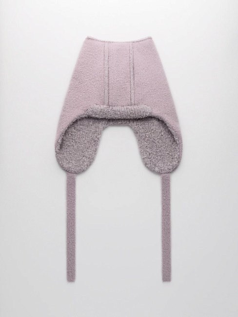 Ушанка двойная с шерстью мериноса PR 25033