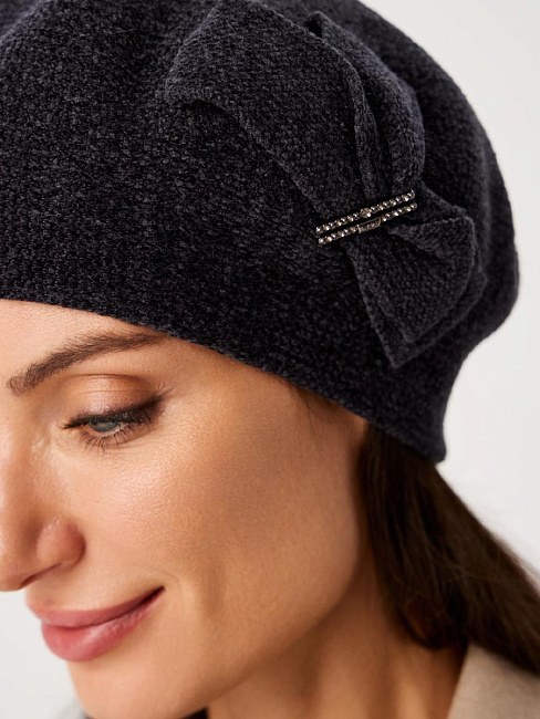 Берет двойной с велюром ESW 24133