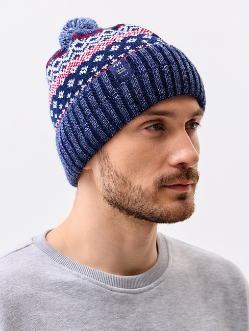 Шапка на флисе с шерстью мериноса ESM 25335