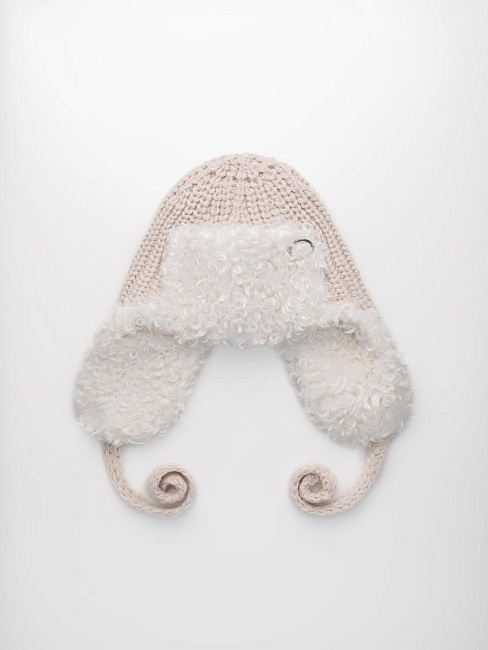 Ушанка на флисе с шерстью мериноса ESW 24141