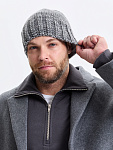 Шапка на флисе с шерстью мериноса