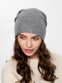 Шапка двойная с кашемиром ESW 26133
