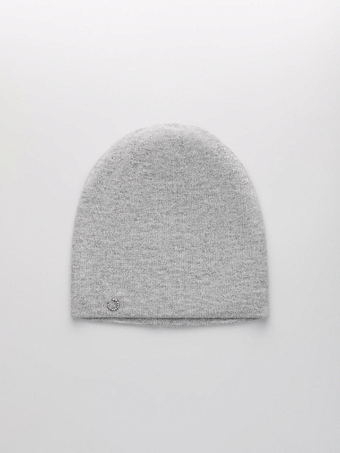 Шапка двойная с пухом енота PR 25005