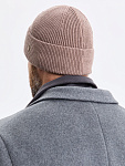 Шапка на флисе с шерстью мериноса