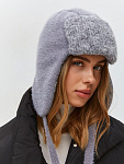 Ушанка двойная с шерстью мериноса