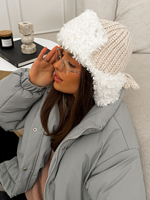 Ушанка на флисе с шерстью мериноса ESW 24141