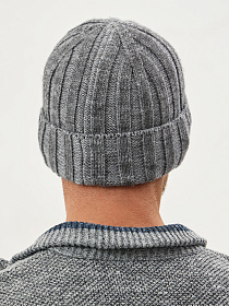 Шапка на флисе с ангорой