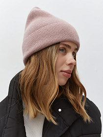 Шапка одинарная с ангорой