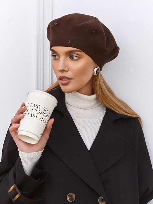 Берет двойной с кашемиром ESW 25586