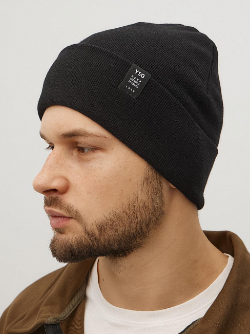 Шапка двойная с кашемиром ESM 182