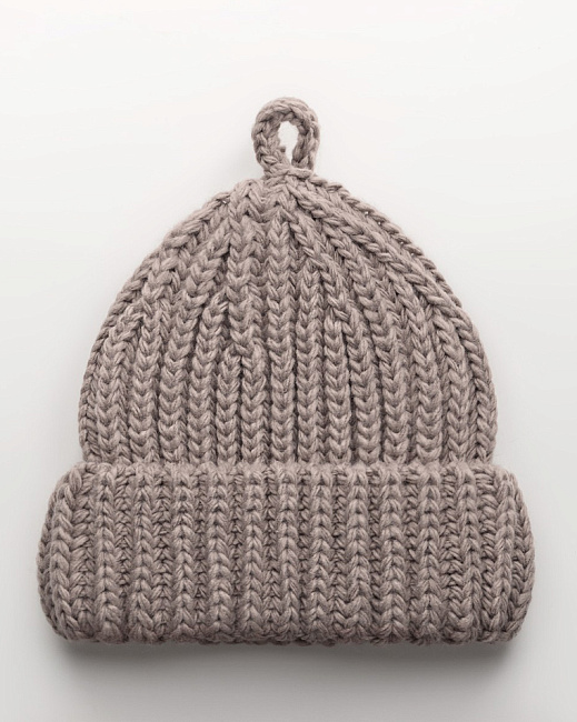 Шапка докерка с отворотом из шерсти мериноса ESW 25592