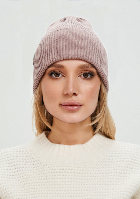Шапка двойная с кашемиром YC 1109